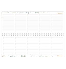 Häfft® Tischkalender 2026/2027 Blattgold – Eleganter Planer für 2 Jahre