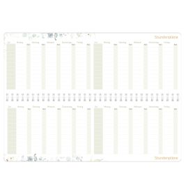 Häfft® Tischkalender 2026/2027 Blattgold – Eleganter Planer für 2 Jahre