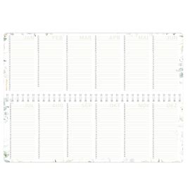 Häfft® Tischkalender 2026/2027 Blattgold – Eleganter Planer für 2 Jahre