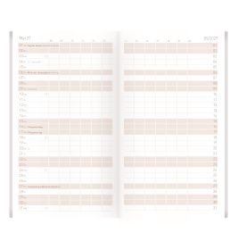 Häfft® Monatskalender Pocket slim 2026/2027 – Diskrete Planung, sortierte Designs