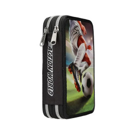 Action World 2 Fach Federtasche Fussball