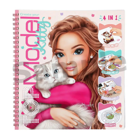 Create your TOPModel Kitty Malbuch
