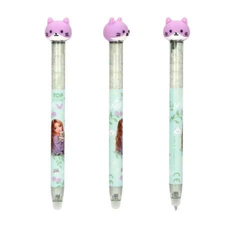 TOPModel Radierbarer Gelstift mit Katze BLOOMING KITTY