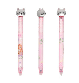 TOPModel Radierbarer Gelstift mit Katze BLOOMING KITTY