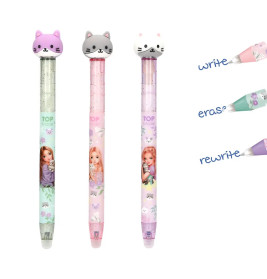 TOPModel Radierbarer Gelstift mit Katze BLOOMING KITTY