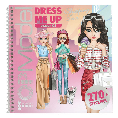 TOPModel Dress Me Up Stickerbuch Shoppin