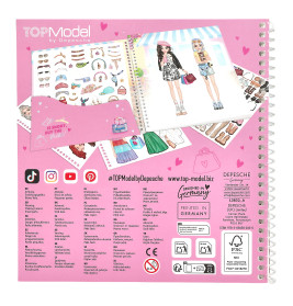 TOPModel Dress Me Up Stickerbuch Shoppin