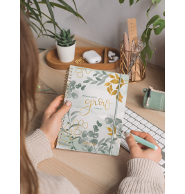 Schülerkalender A5 PP 2S/1W Bloom 2026/2027