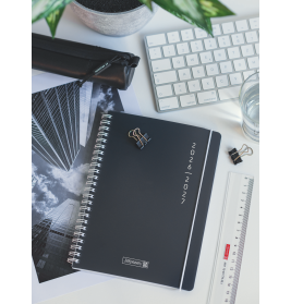 Schülerkalender A6 PP PlainBlack