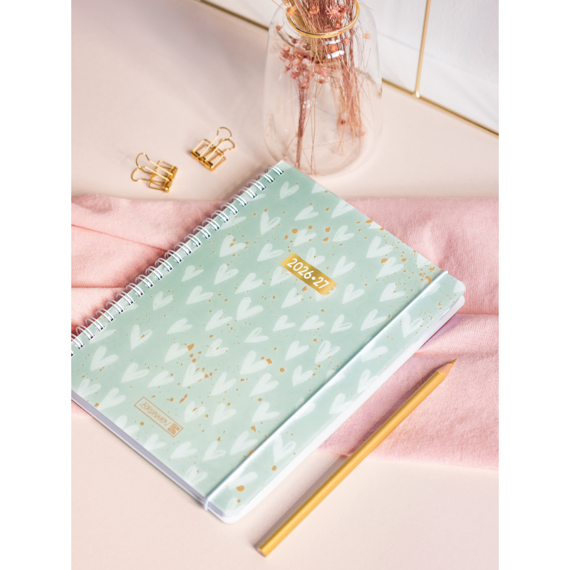 Schülerkalender A6 PP Hearts