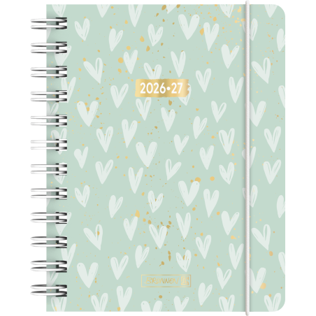 Schülerkalender A6 PP Hearts