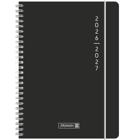 Schülerkalender A5 PP PlainBlack