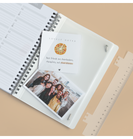 Schülerkalender A5 PP PlainBlack