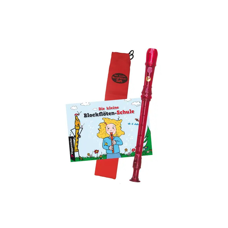 Buntes Blockflöten-Set dt. GW (Blister)