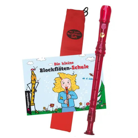 Buntes Blockflöten-Set dt. GW (Blister)