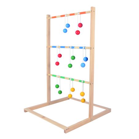 HAPPY PEOPLE® Leitergolf Wurfspiel – Outdoor Geschicklichkeitsspiel für 2-4 Spieler