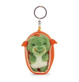 Schlüsselanhänger Sleeping Pets Drache grün