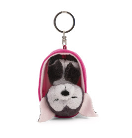 Schlüsselanhänger Sleeping Pets Fledermaus pink 8cm