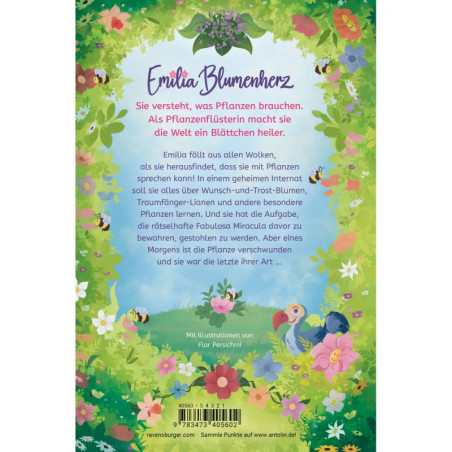Ravensburger 'Blumenherz Bd. 1, Emilia' (40560) – Fantasy Jugendbuch ab 10 Jahren | Katja Brandis
