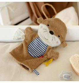 Waschhandschuh Otter