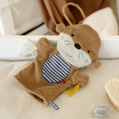 Waschhandschuh Otter