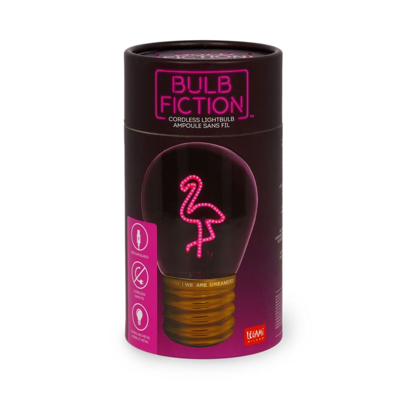 Tischlampe Flamingo Glühbirnenform