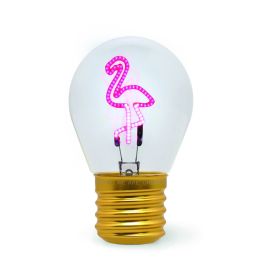 Tischlampe Flamingo Glühbirnenform