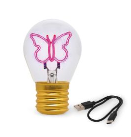 Tischlampe Butterfly Glühbirnenform