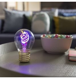 Tischlampe Unicorn Glühbirnenform