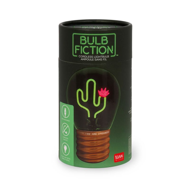 Tischlampe in Glühbirnform Cactus