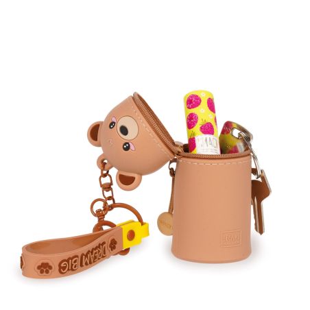 LEGAMI MILANO Mini Kawaii Geldbörse Teddy mit Anhänger – Charmant & handlich