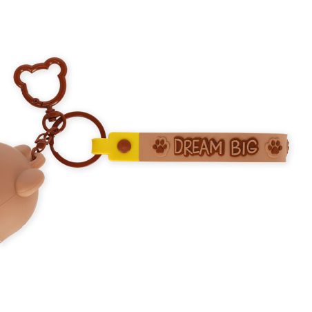 LEGAMI MILANO Mini Kawaii Geldbörse Teddy mit Anhänger – Charmant & handlich