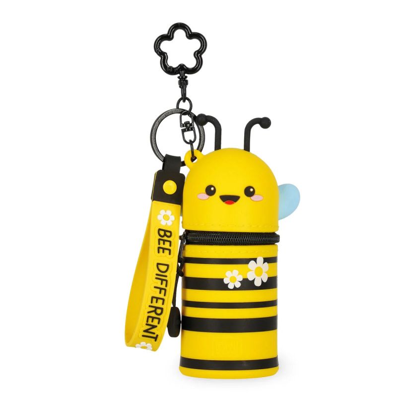 LEGAMI MILANO Mini Kawaii Geldbörse Biene mit Anhänger – Charmant & praktisch