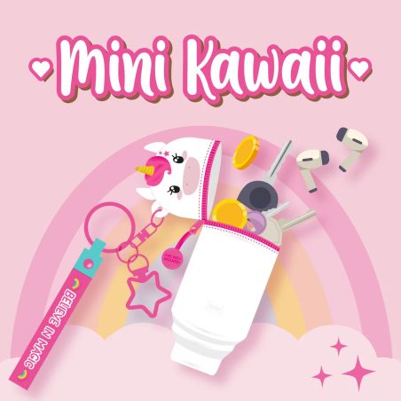 LEGAMI MILANO Mini Kawaii Geldbörse Einhorn mit Anhänger – Magisch & praktisch