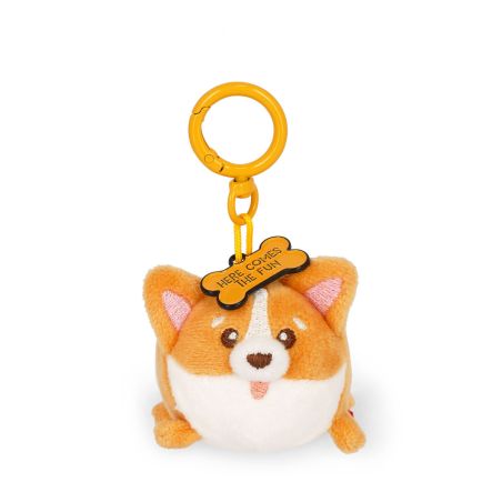 Super Soft! - Plush Key Ring - Corgi