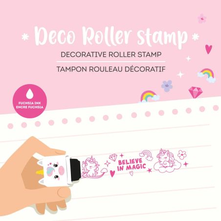 Deco Roller Stamp - Unicorn
