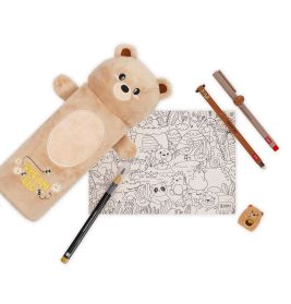 PLUSH PENCIL CASE - TEDDY BEAR
