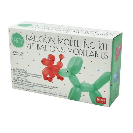 Legami Ballon Modelling Kit – Modellierballons Set mit Pumpe & Anleitung ab 8 Jahren