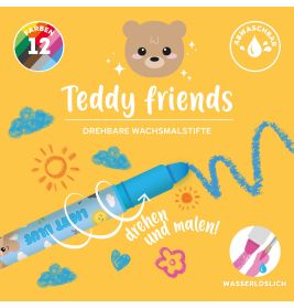 Teddy Friends 12 Colour Stifte