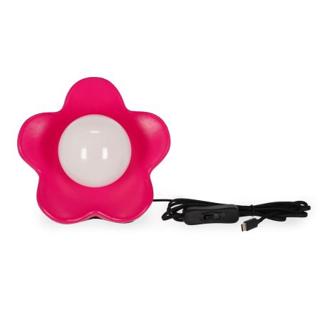Flower Power - LED Table Lamp maate pink