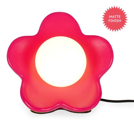 Flower Power - LED Table Lamp maate pink