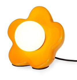 Flower Power - LED Table Lamp shiny orange