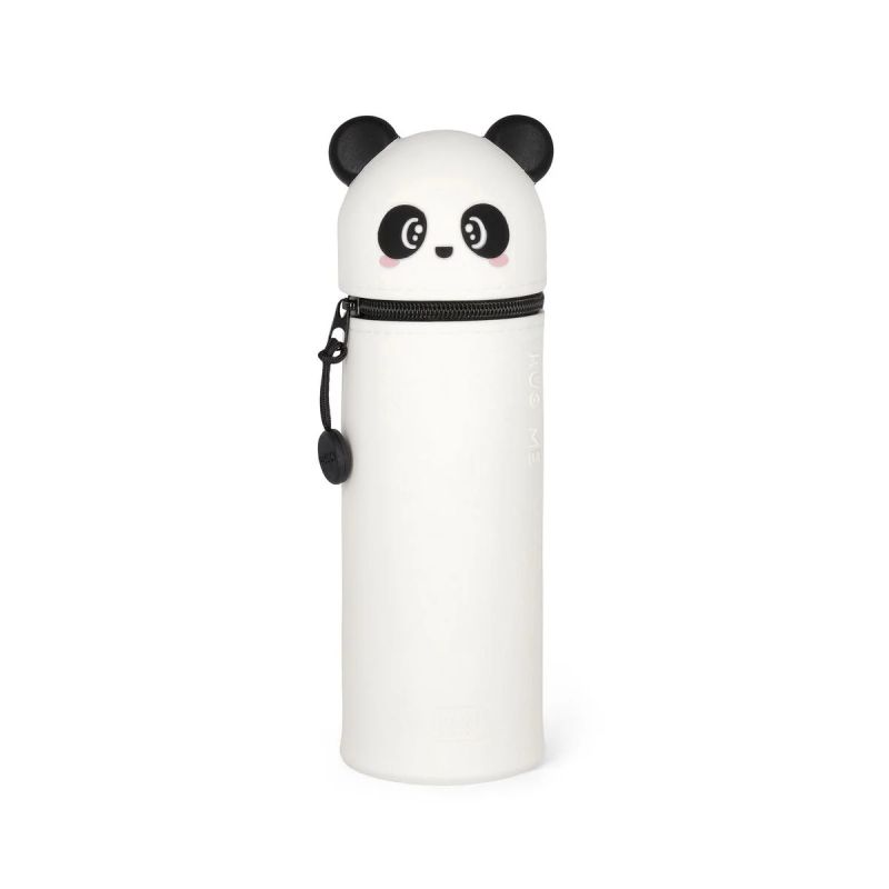 2-in-1 Silicone Pencil Case Kawaii - Panda