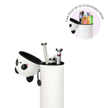 2-in-1 Silicone Pencil Case Kawaii - Panda