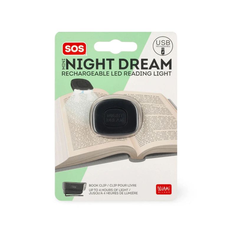 Legami Mini Night Dream LED Leselicht – Flexibel, mobil & ideal für ungestörte Lesestunden