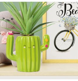 Stiftehalter aus Keramik Cactus