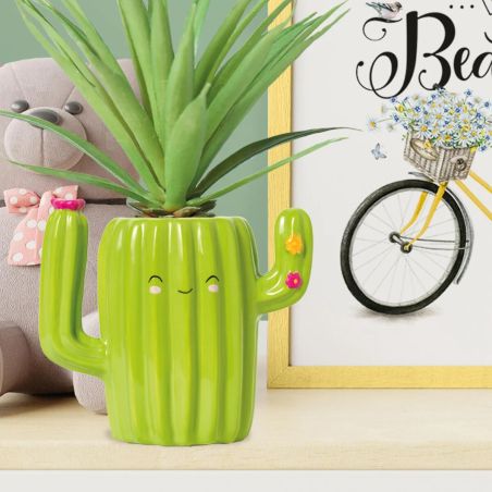 Stiftehalter aus Keramik Cactus
