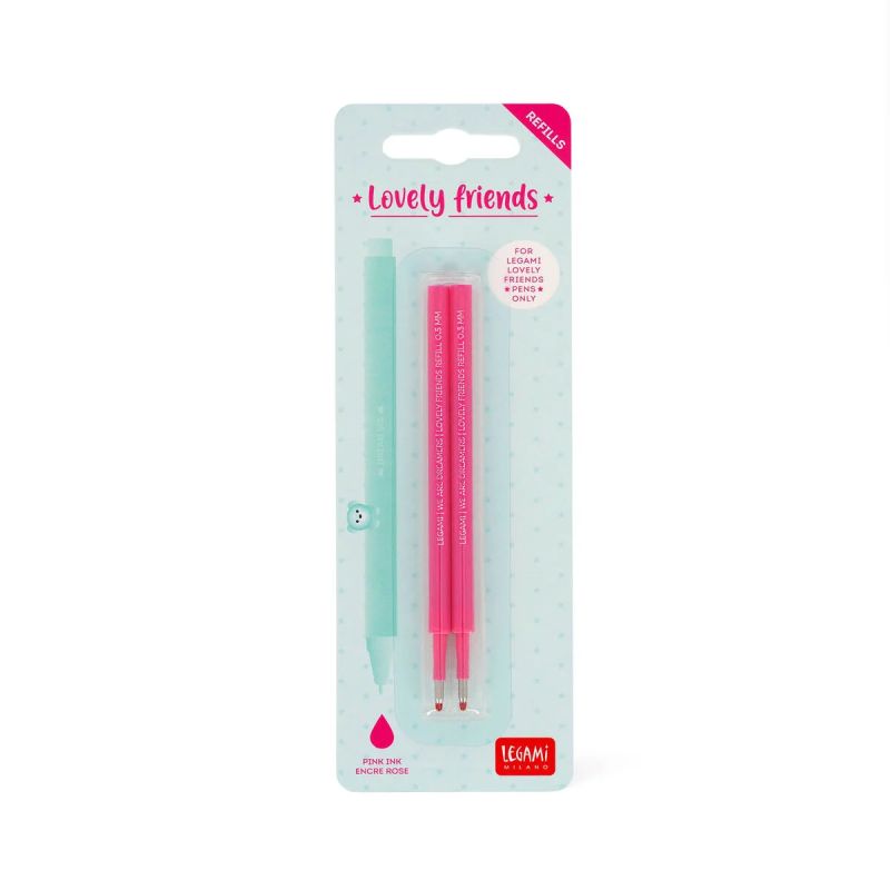 2 REFILLS GEL PEN L. FRIENDS - LOVELY FRIENDS REFILL SET -