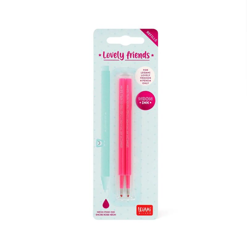 2 REFILLS GEL PEN L. FRIENDS - LOVELY FRIENDS REFILL SET -