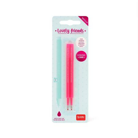 2 REFILLS GEL PEN L. FRIENDS - LOVELY FRIENDS REFILL SET -